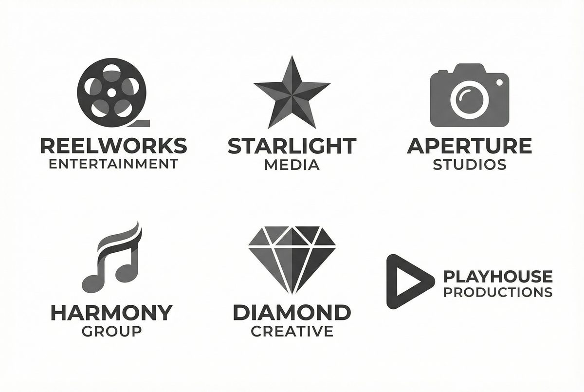 小黄游合作影视品牌Logo墙